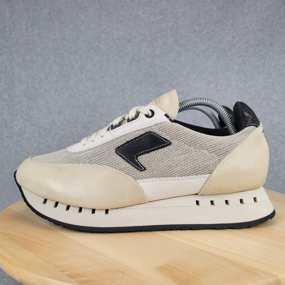 SAS 7Eventy6ix-X Sneaker Womens 9.5 WW Beige Retro Comfort Walking Shoe